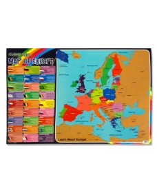 WALL CHART (50*75cm) - MAP OF EUROPE