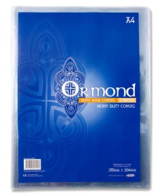 ORMOND PACKET OF 5 A4 TRANSPARENT BOOK COVERS