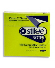 STIK-IE NOTES 75x75 - COLOURED
