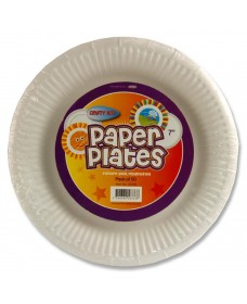 CRAFTY BITZ PACKET OF 50 7" PAPER PLATES