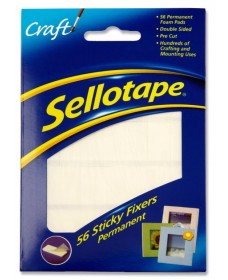 SELLOTAPE PACKET OF 56 STICKY FIXERS