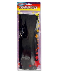 CRAFTY KIDZ 12" PIPE CLEANER - BLACK