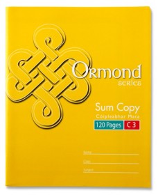 PACKET OF 5 ORMOND 120pg SUM COPY