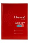 ORMOND A4 128pg HARDCOVER MATHS COPY BOOK