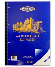 PREMIER A4 320pg REFILL PAD - SIDE