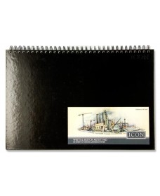 ICON A3 135gsm WIRO HARDCOVER SKETCH PAD 50 SHEETS