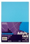 PREMIER A4 160gsm ACTIVITY CARD 50 SHEETS - TURQUOISE