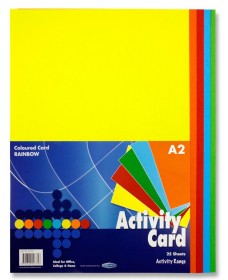 PREMIER A2 ACTIVITY CARD 25 SHEETS - RAINBOW