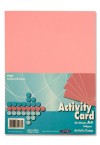 PREMIER A4 160gsm ACTIVITY CARD 50 SHEETS - PINK