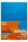 PREMIER A4 180gsm ACTIVITY CARD 50 SHEETS - MARINE BLUE