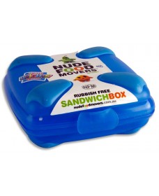 NUDE FOOD MOVER SANDWICH BOX BRIGHT - BLUE