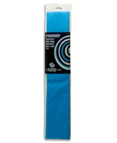 CREPE PAPER 50x250cm - NEON BLUE