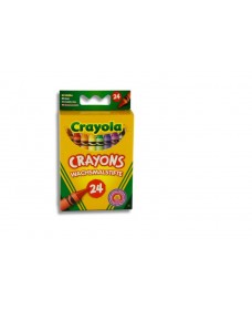 CRAYOLA BOX 24 CRAYONS