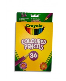 CRAYOLA PACKET OF 36 COLOURED PENCILS