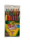 CRAYOLA PACKET OF 24 MINI TWISTABLES CRAYONS SPECIAL EFFECTS